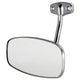 Interior Rear View Mirror with Chrome Arm and Stainless Steel Head: T2 Split Bus (1955-1964)