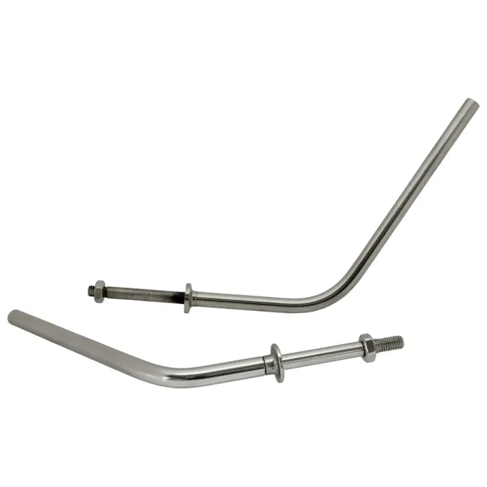 Mirror Arms Standard 8.0mm in Stainless Steel Pair: T2 Split Bus (1953-1967)