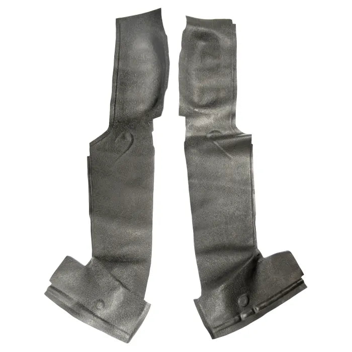 Cab Seat Surround Rubber Mats Black Pair: T2 Bay (1968-1979)