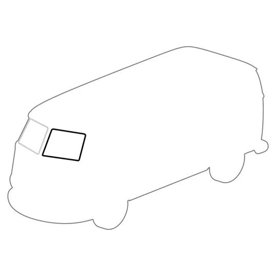 Seals, Safari Window Frame to Body, Pair: T2 Split Bus (1950-1967)