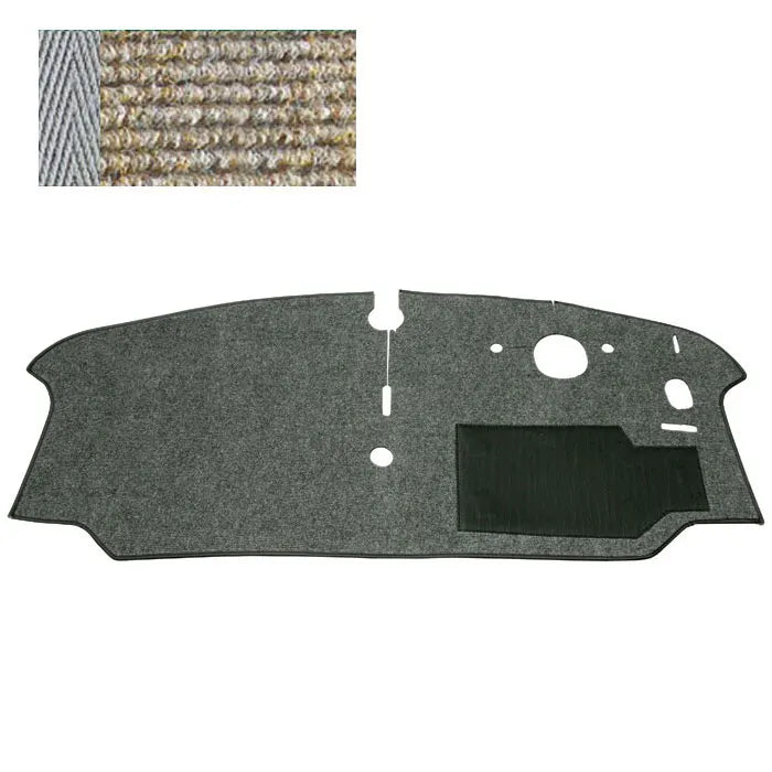 Cab Floor Carpet for Right Hand Drive Oatmeal: T2 Bay (1973-1979)