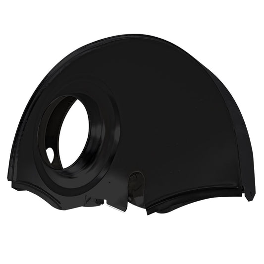 Fan shroud with ducts, without doghouse, black Type 1