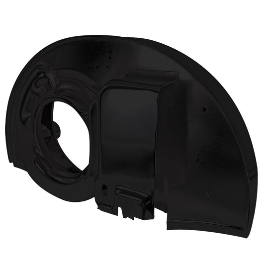 Fan shroud with ducts, with doghouse, black Type 1