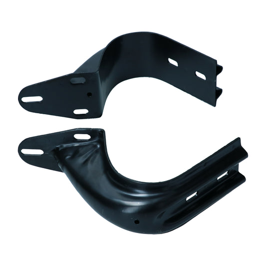 Engine lid hinge brackets, black Beetle