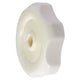 Westfalia Window Knob finished in White: T2 Bay (1968-1979)