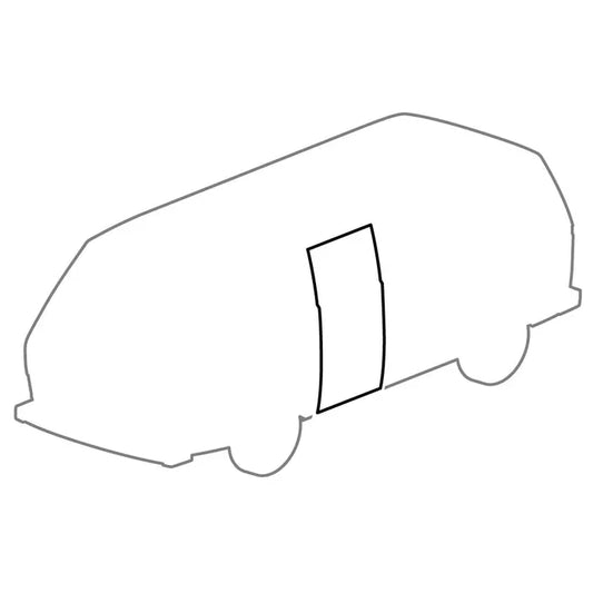 Door Surround Seal Rear Left for Crew Cab: T25 (1980-1991)