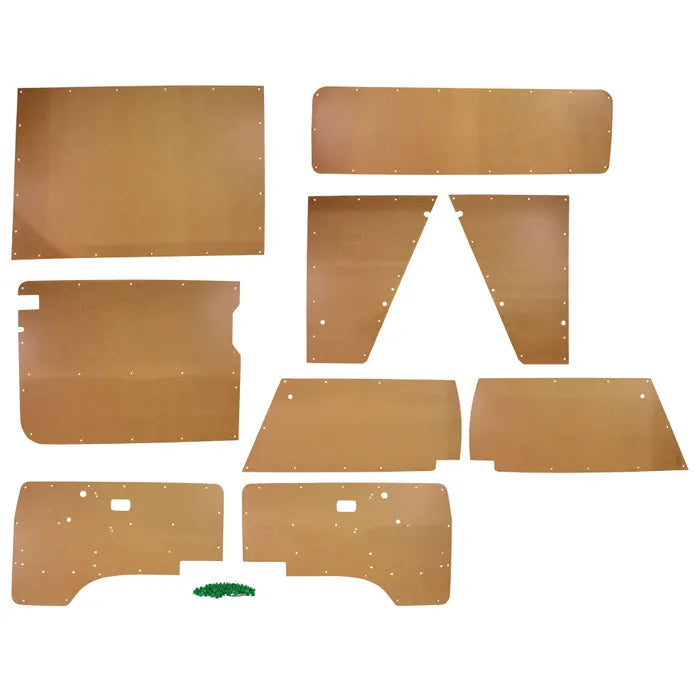 9 Piece Bare Interior Panel Kit for Right Hand Drive: T25 (1984-1992)
