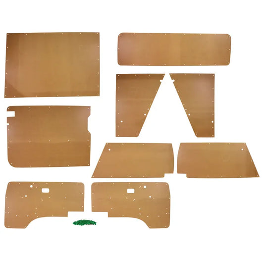 9 Piece Bare Interior Panel Kit for Right Hand Drive: T25 (1984-1992)