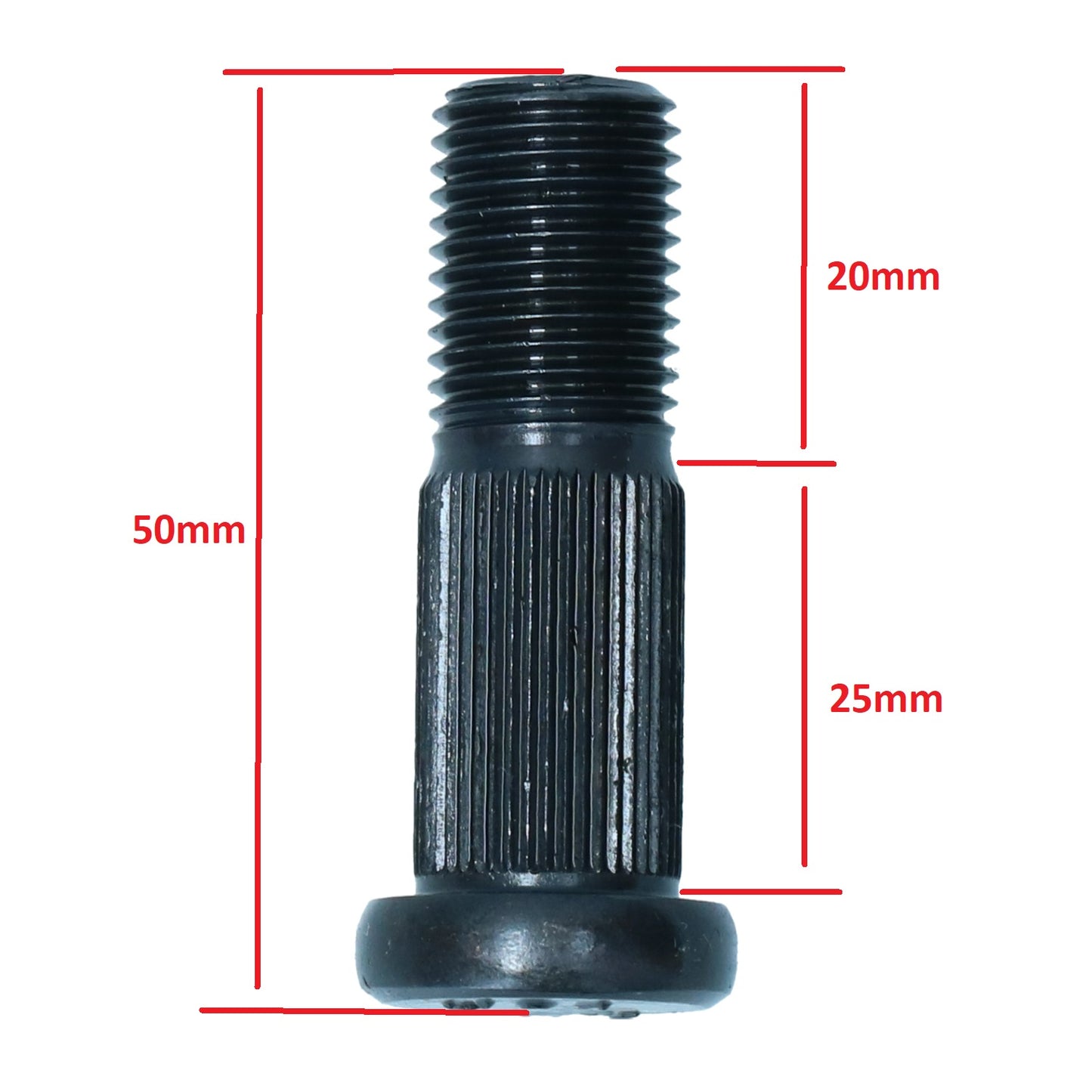 Wheel stud front, M14 x 50mm
