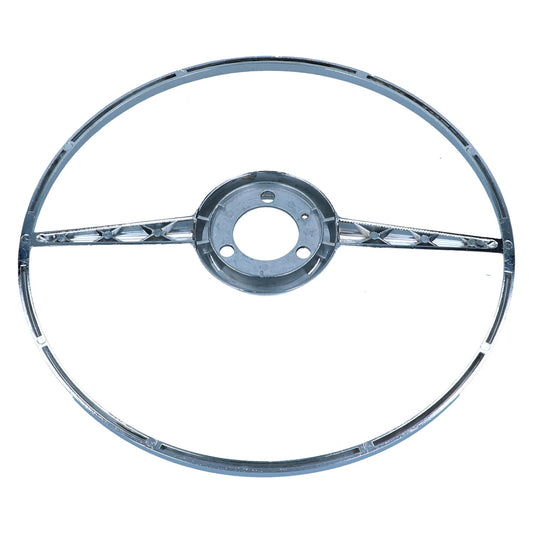 Horn ring, Chrome Bus 03/55-07/67