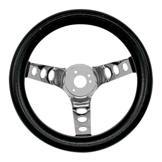 Steering wheel 3 spokes, 12 inch
