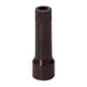 Sparkplug connector, short (brown)
