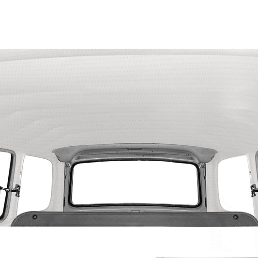 Headlining, perforated vinyl