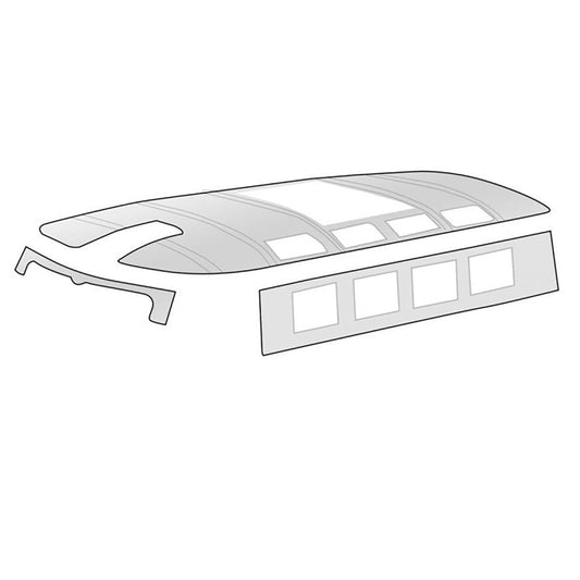 Headlining, vinyl, for sliding roof