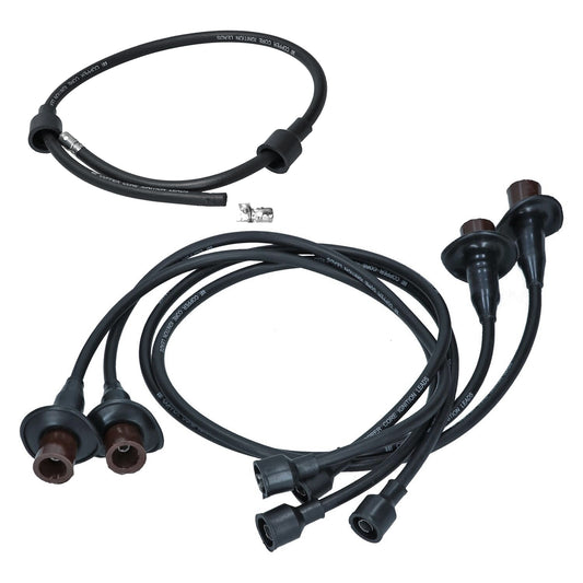 Ignition wire set Type1 copper - black, 60cm distributor cable