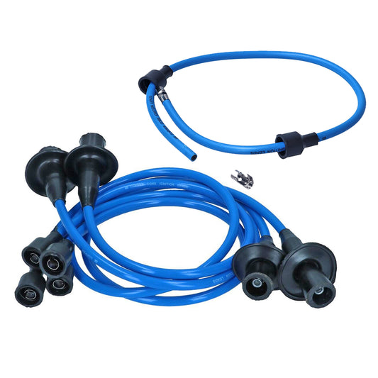 Ignition wire set Type1 copper - Blue, 60cm distributor cable