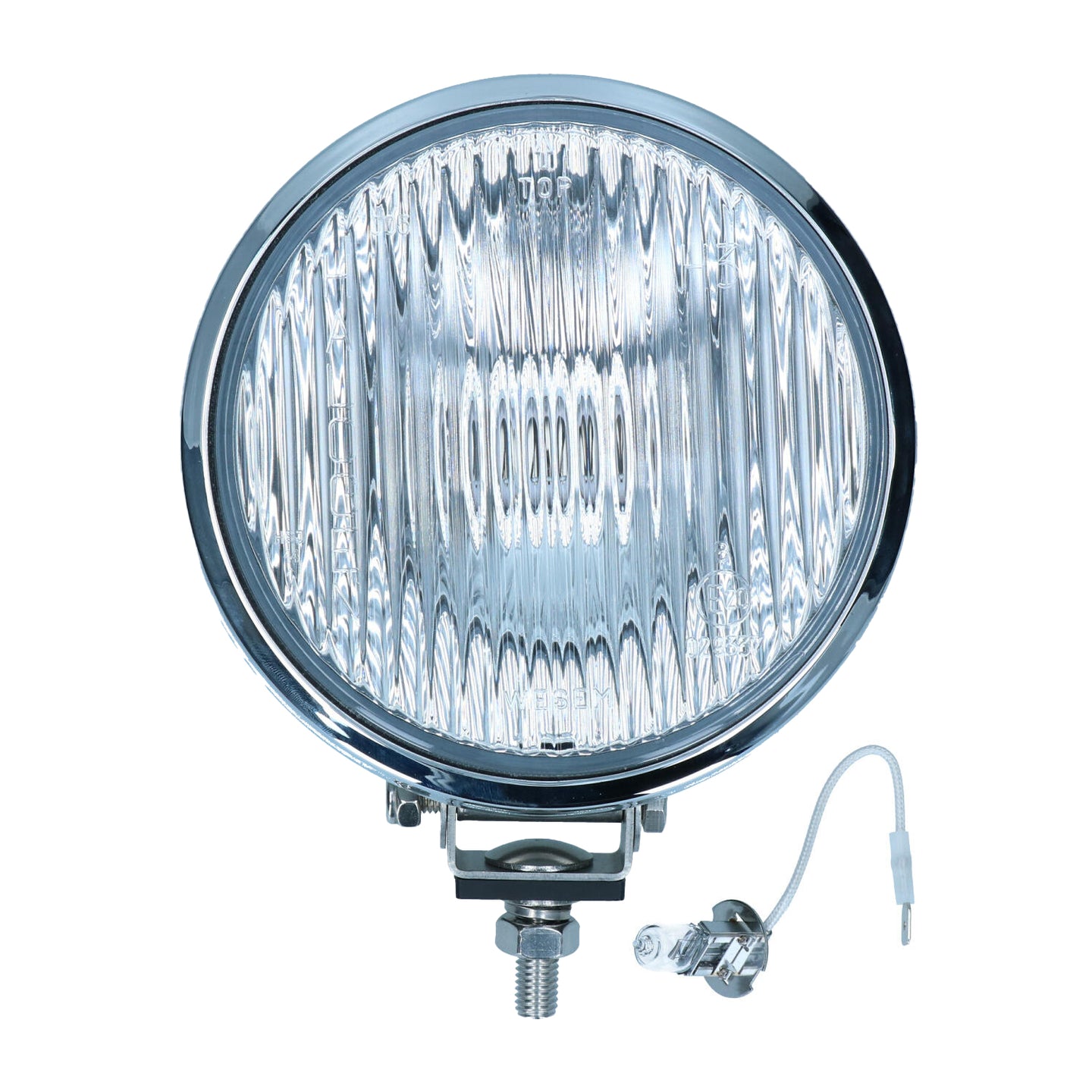 Foglight front chrome, clear glass