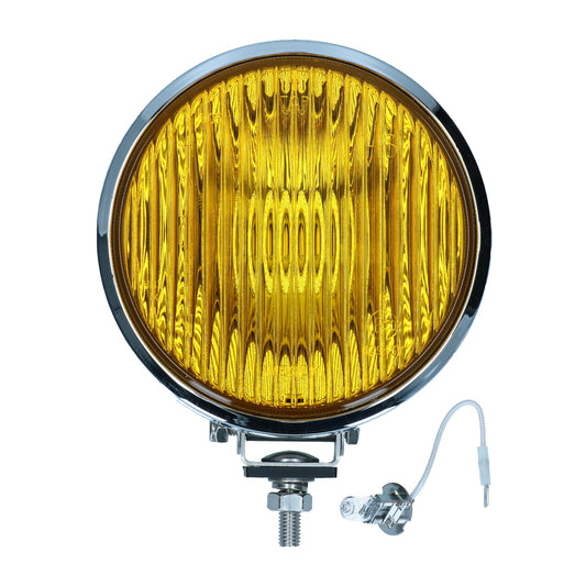 Foglight front chrome, yellow glass