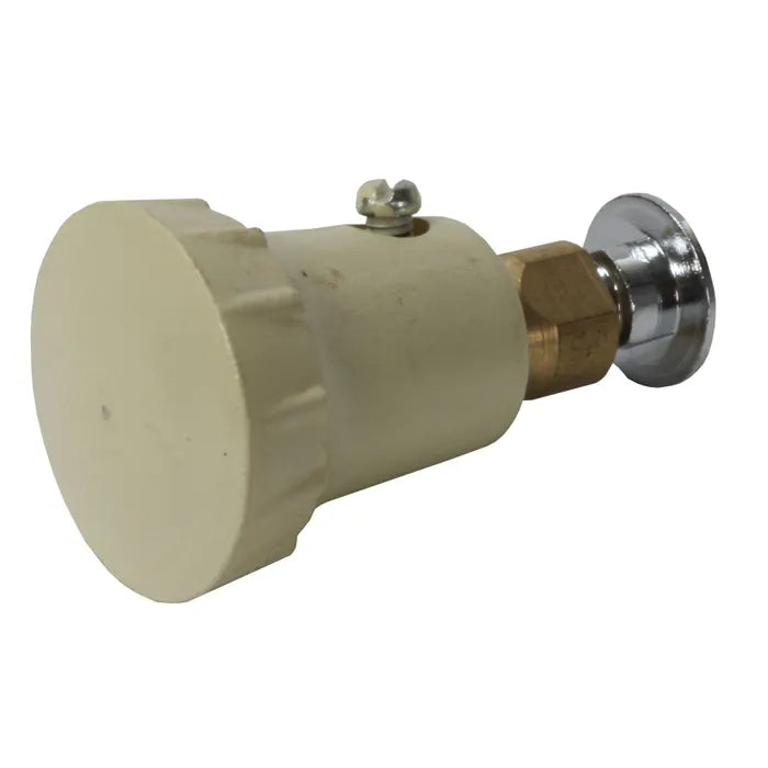 Rear Pop-Out Window knob, Ivory Coloured: Beetle (1965-1977), Karmann Ghia (1960-1974), Type 3 (1962-1973)