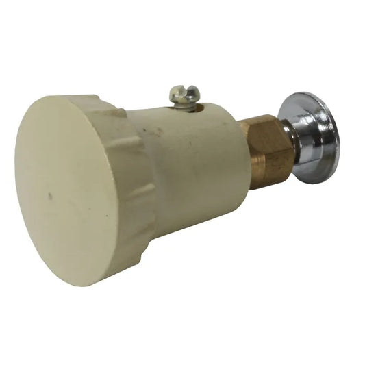 Rear Pop-Out Window knob, Ivory Coloured: Beetle (1965-1977), Karmann Ghia (1960-1974), Type 3 (1962-1973)