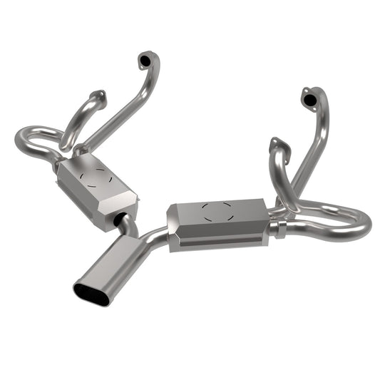 Exhaust Sebring 25/36hp 'Vintage Speed' without pre-heat risers / Stainless steel