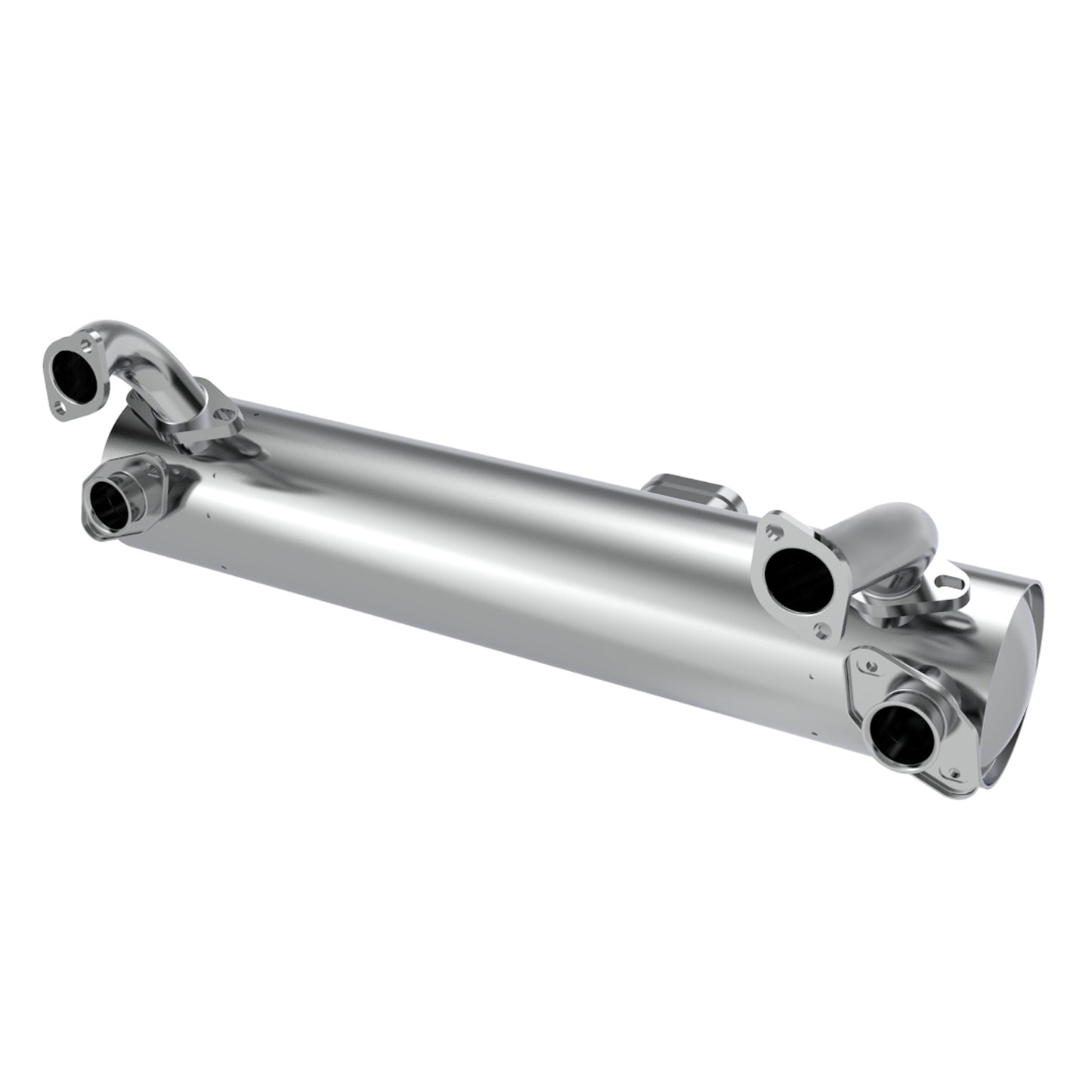 Exhaust 'Sebring Style', without pre-heat risers