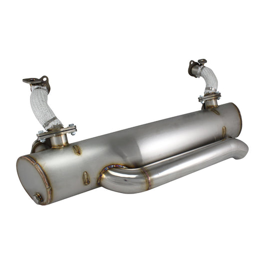 Exhaust, Vintage Speed, with pre-heat risers, Stainless steel