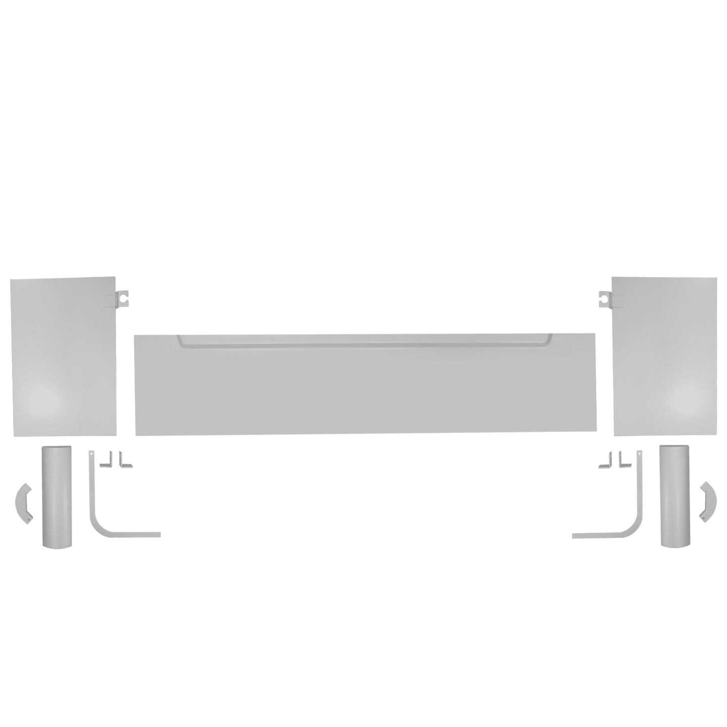 Rear bench pedestal Double cab