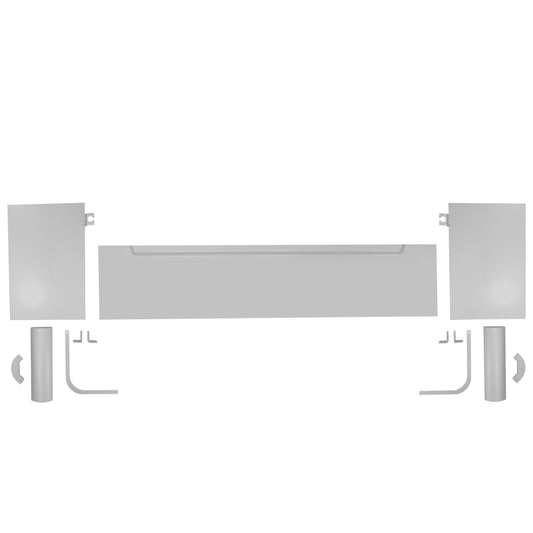 Rear bench pedestal Double cab split/bay Bus 08/63-07/79