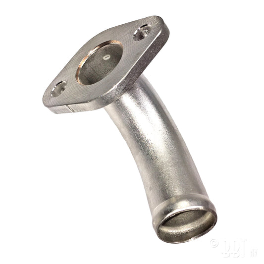 Water pipe elbow on engine case to 2nd cylinder, Stainless Steel Type 25 WBX 1900cc/2100cc