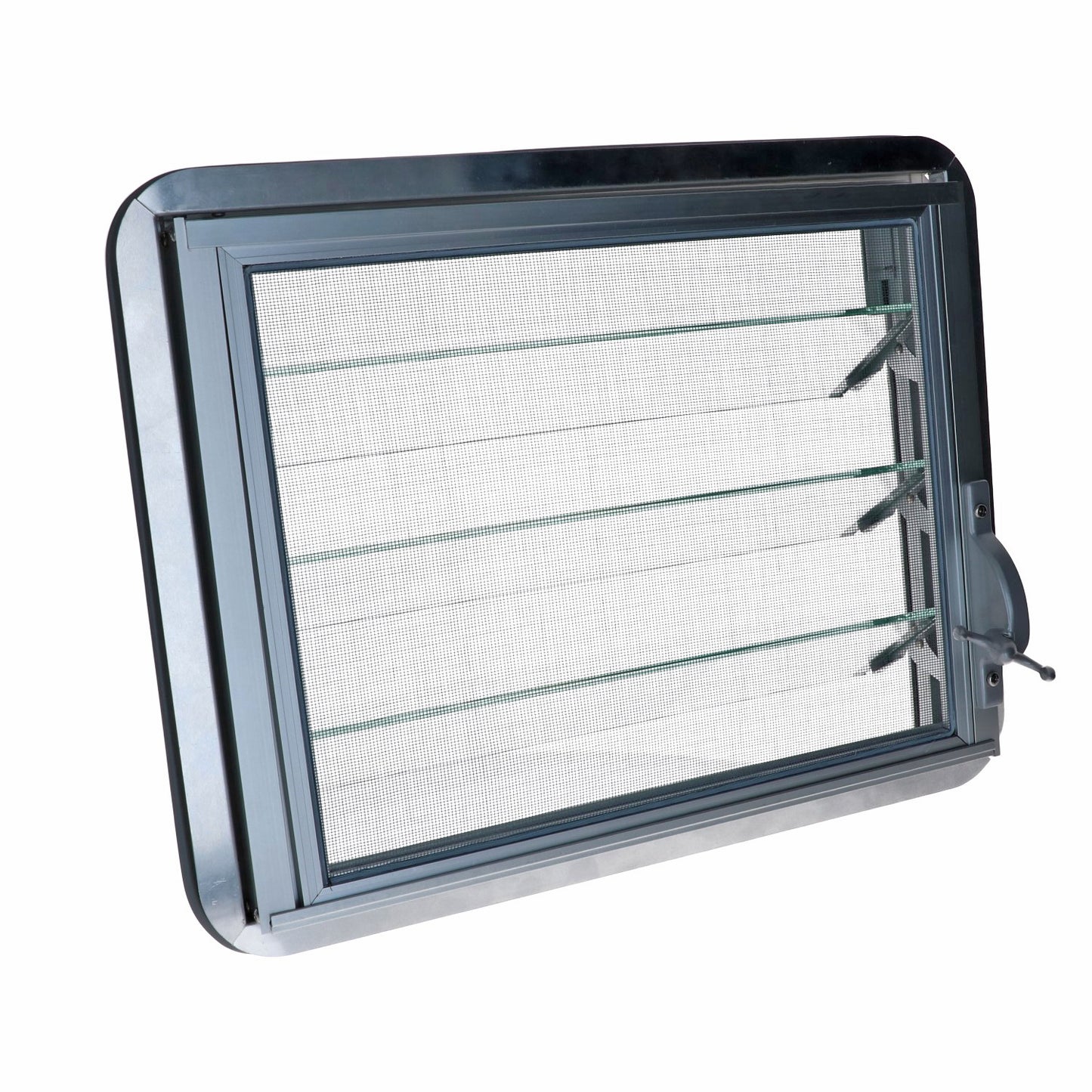 Westfalia louvre window, complete