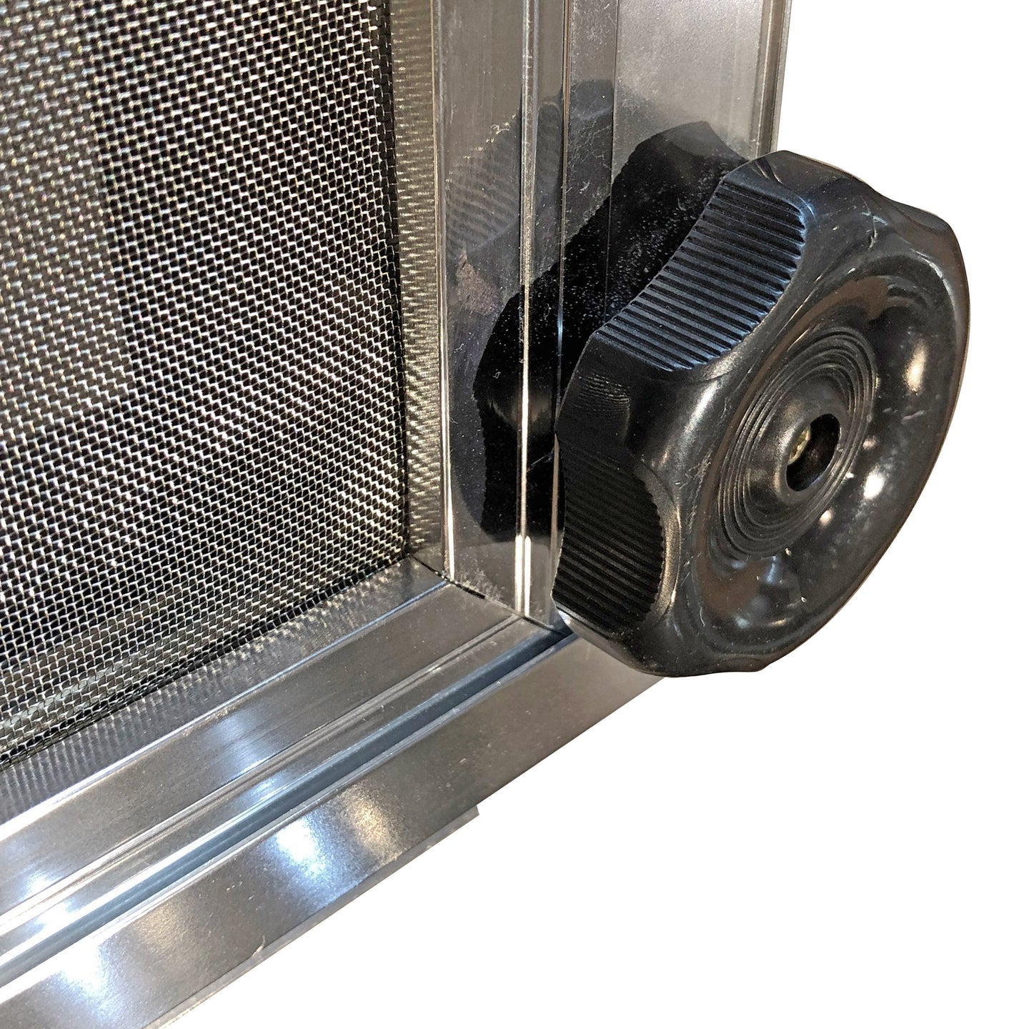 Westfalia louvre window complete, knob right