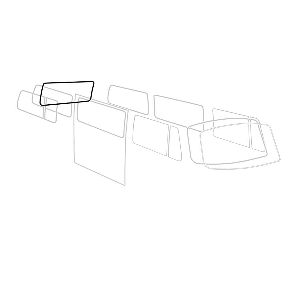 Rear window seal. German quality with preformed corners, each