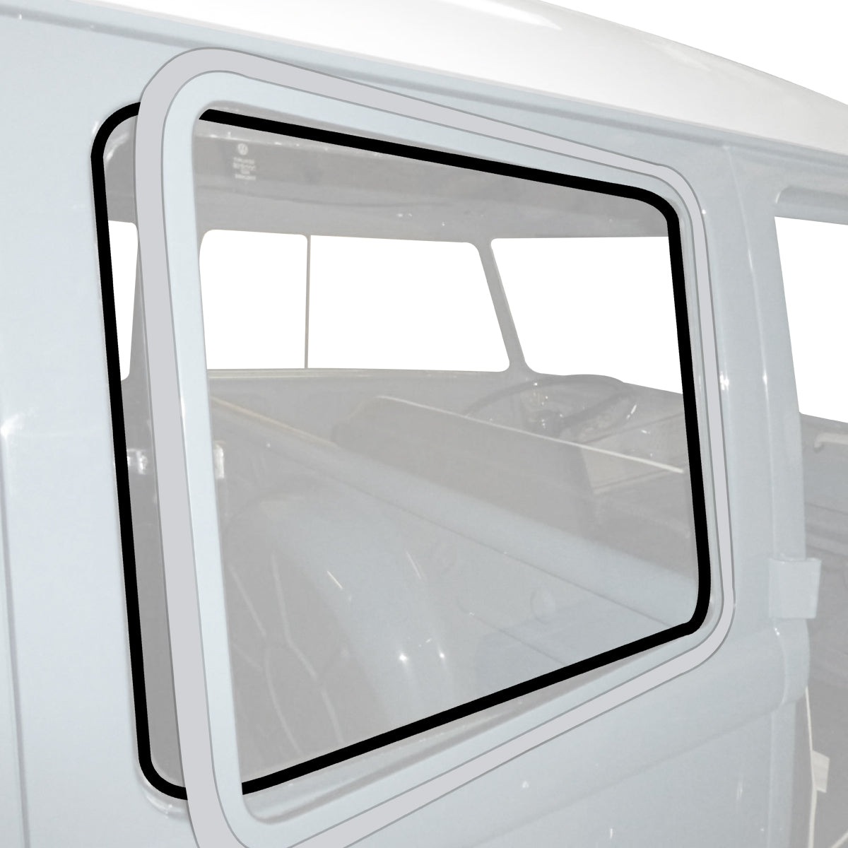 Side window seal, inside, pop-out