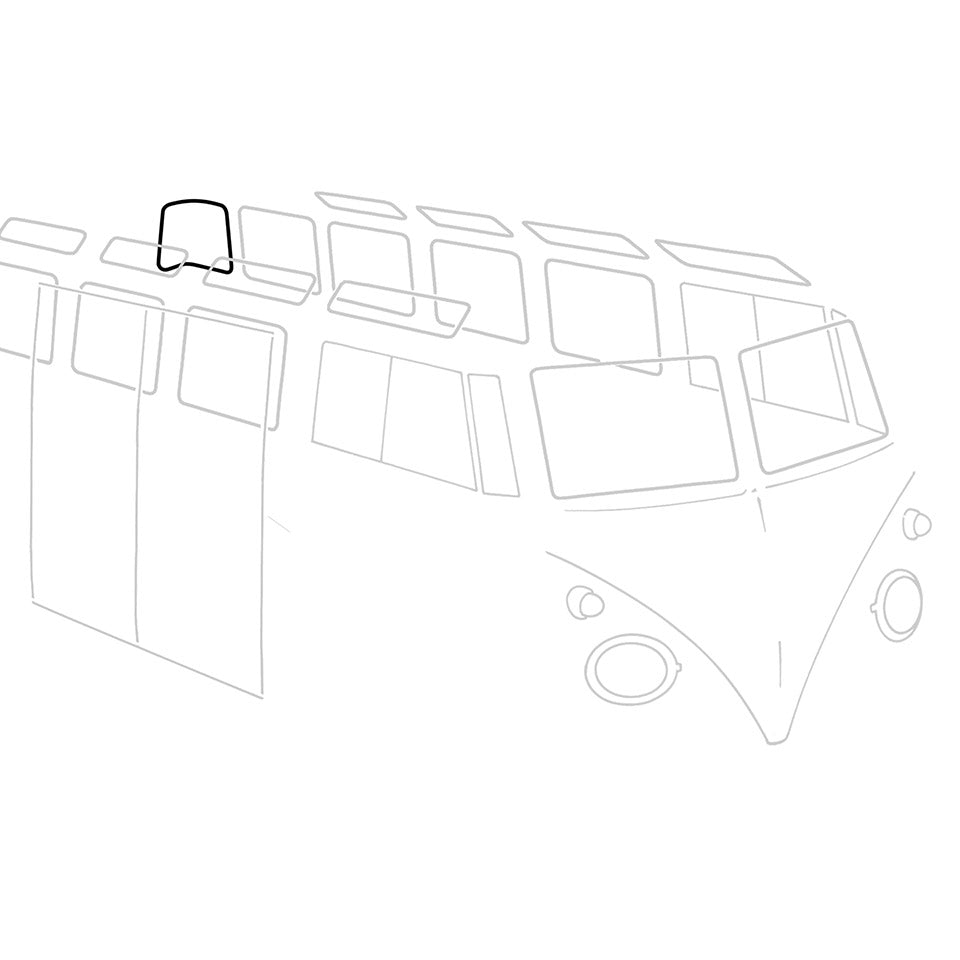 Corner window seal