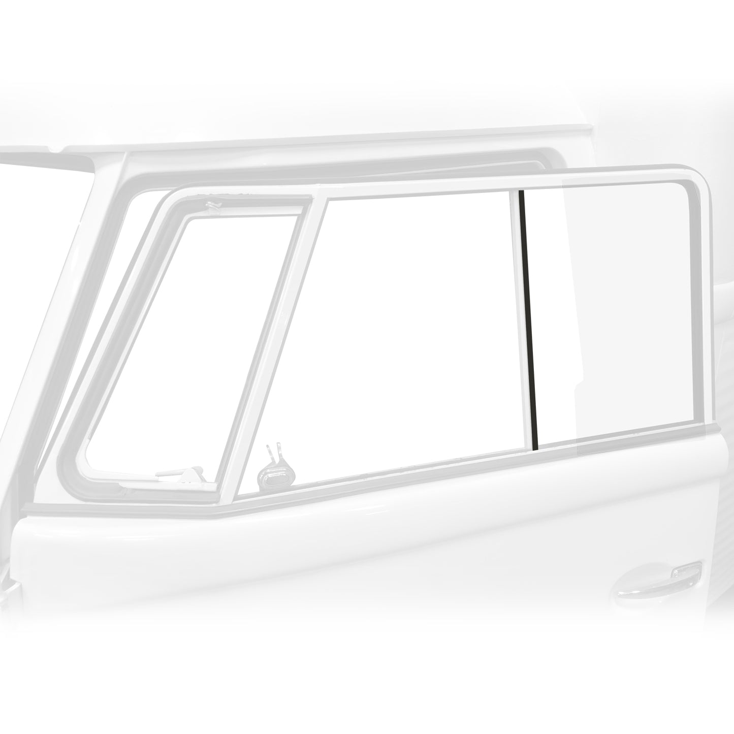 Sliding window scrapers, as pair