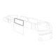 Central side window seal 'Deluxe' (alu trim)