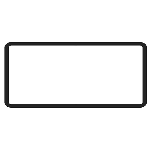 Central side window seal 'Deluxe' (alu trim)