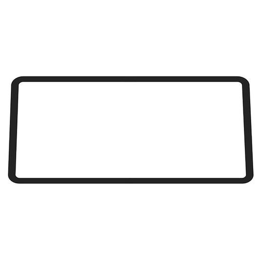 Rear window seal 'Deluxe' (alu trim) Bus 08/67-07/79