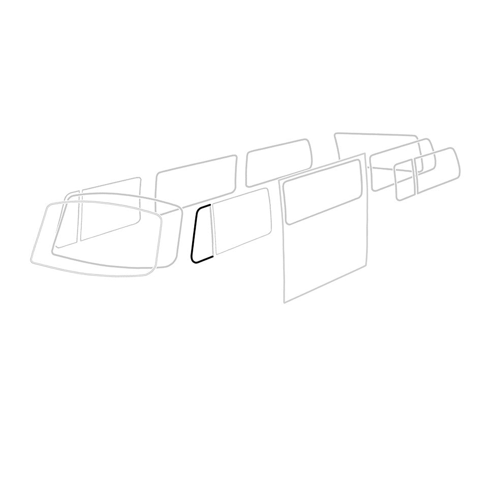Vent wing door seal, left, each
