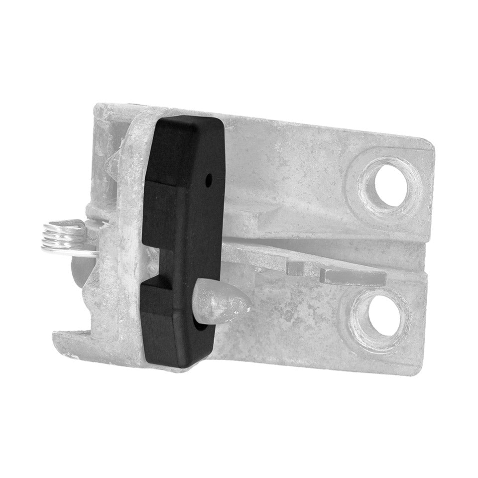 Rubber stop slidingdoor lockmechanism rear