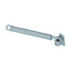 Return spring in central sliding door hinge