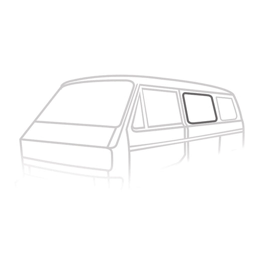 Side centre window seal 'Deluxe' (plastic trim)