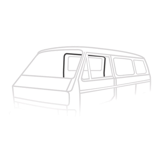 Sliding door seal, right - German Quality