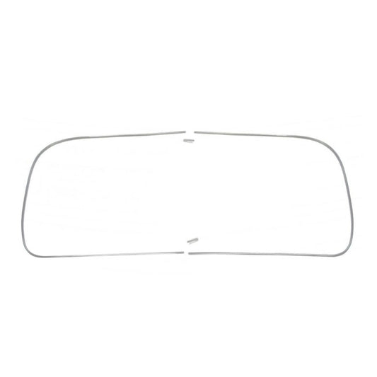 Window moulding for rear window 'Deluxe' (Alu trim) - Fastback