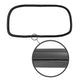 Rear window seal 'Deluxe' (Alu trim) - Notchback