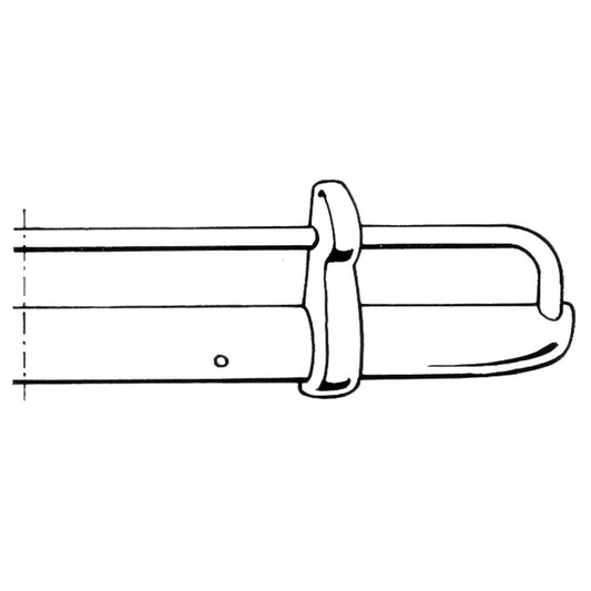 Bumper front (USA) model, super chrome