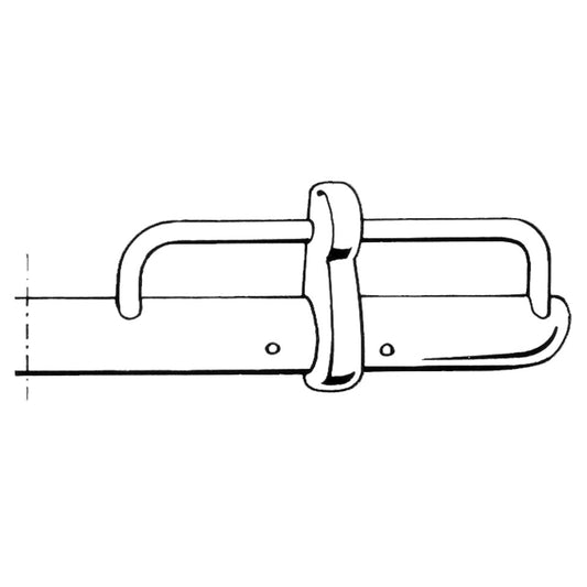 Bumper rear, Export (USA), chrome Brazilian quality