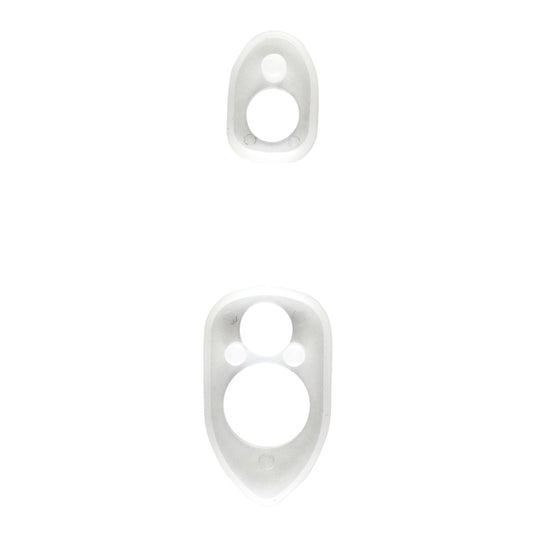 Seal front hood handle, top and bottom, white