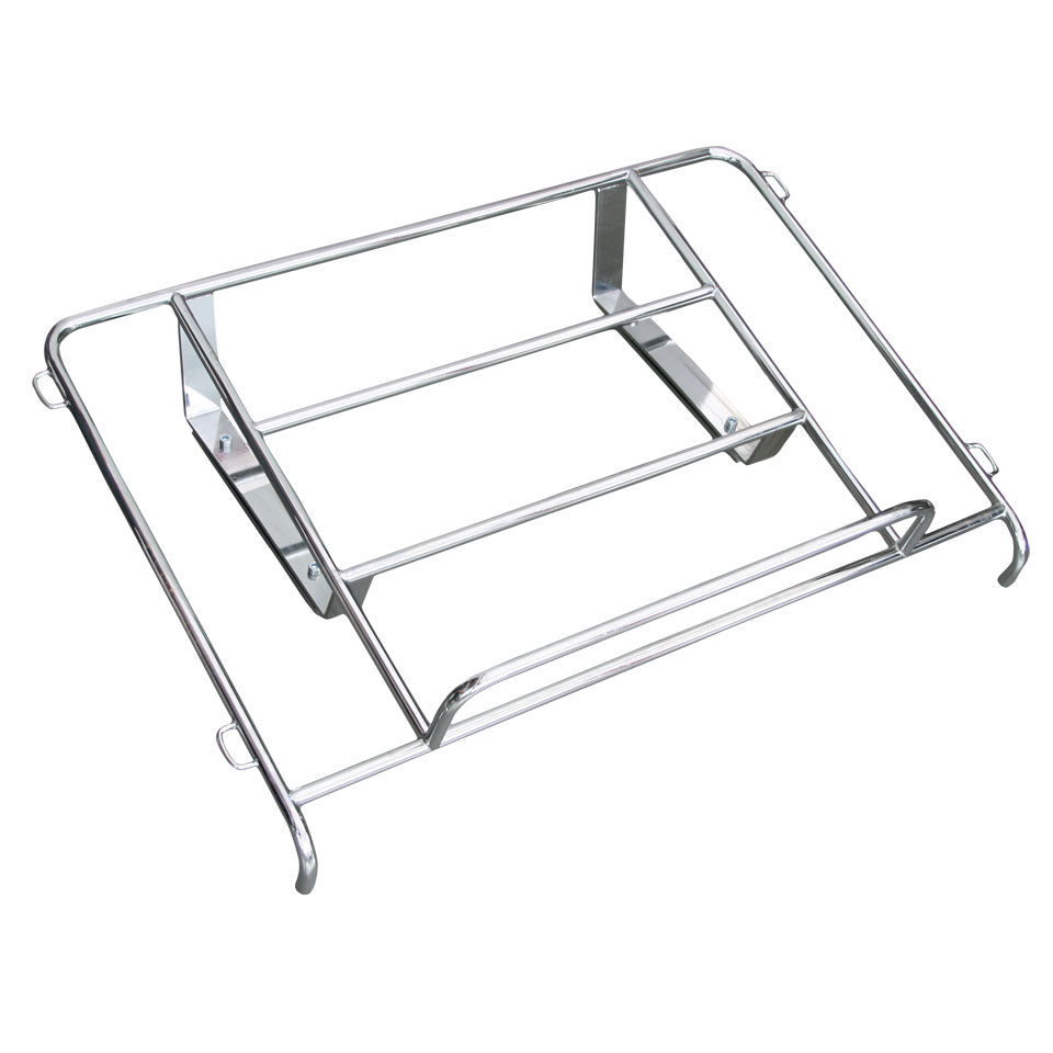 Rear luggage rack, chrome